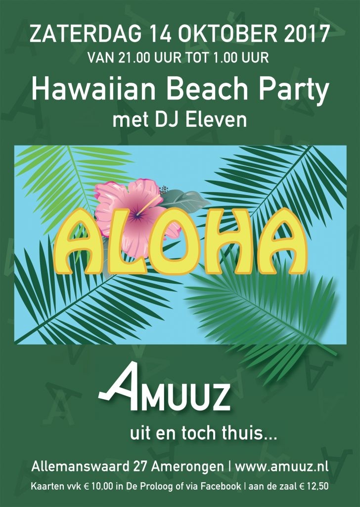 hawaiian beach party