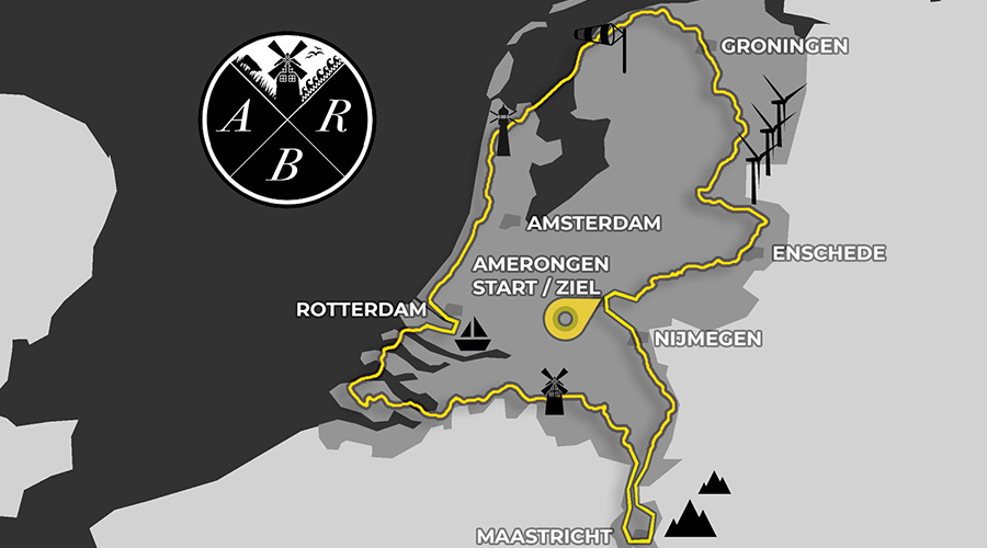 route rave around the netherlands 2018
